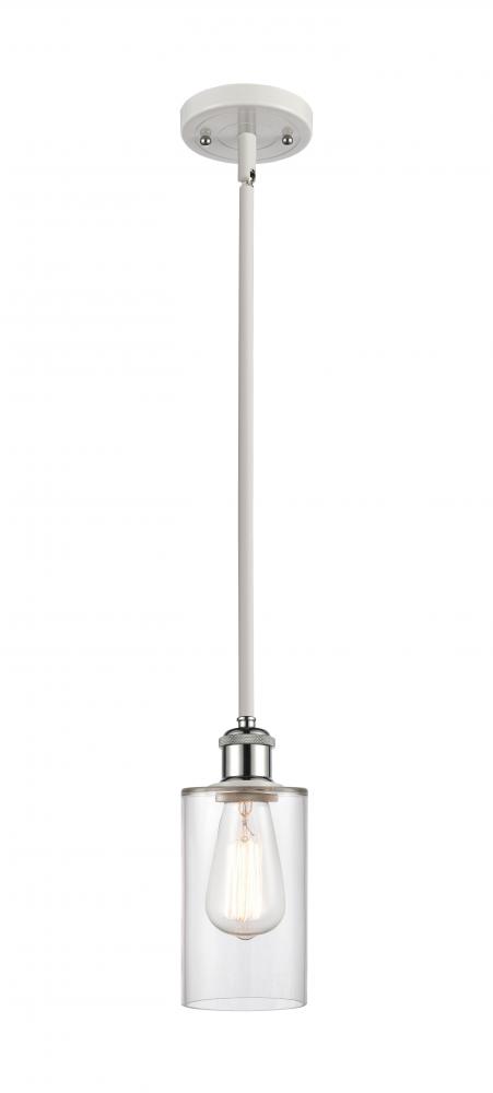 Clymer - 1 Light - 4 inch - White Polished Chrome - Mini Pendant