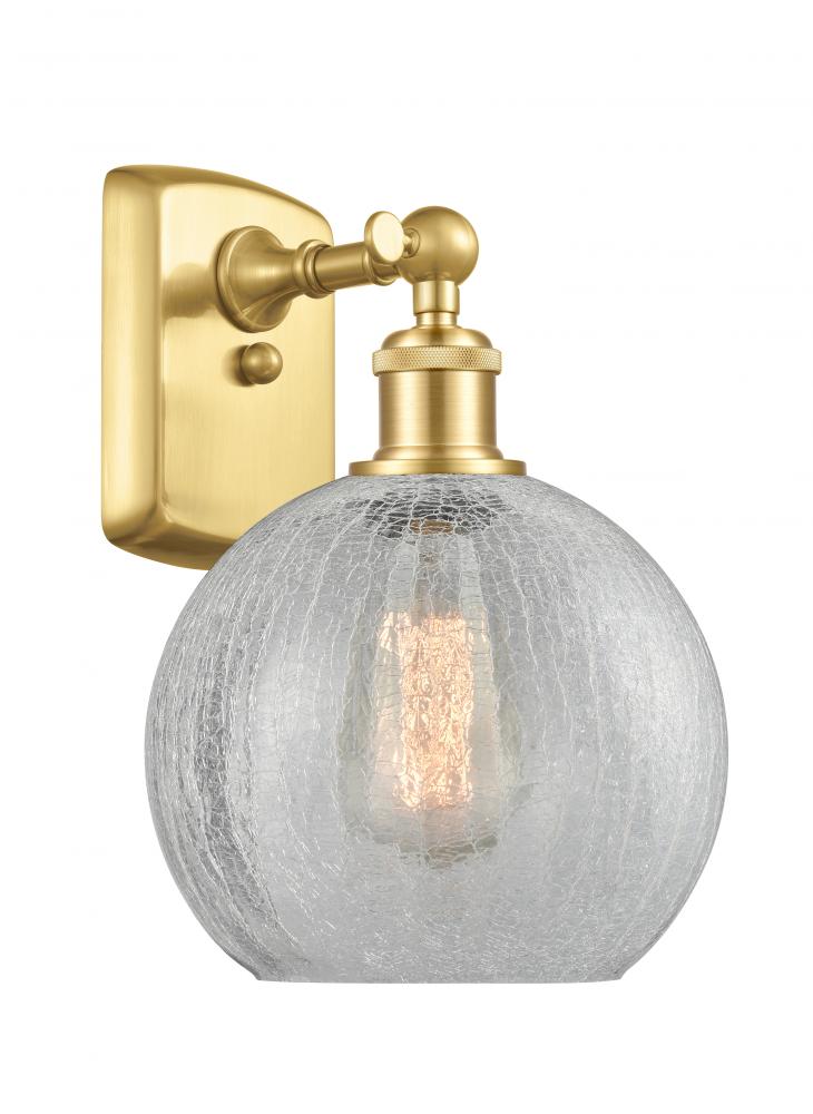 Athens - 1 Light - 8 inch - Satin Gold - Sconce