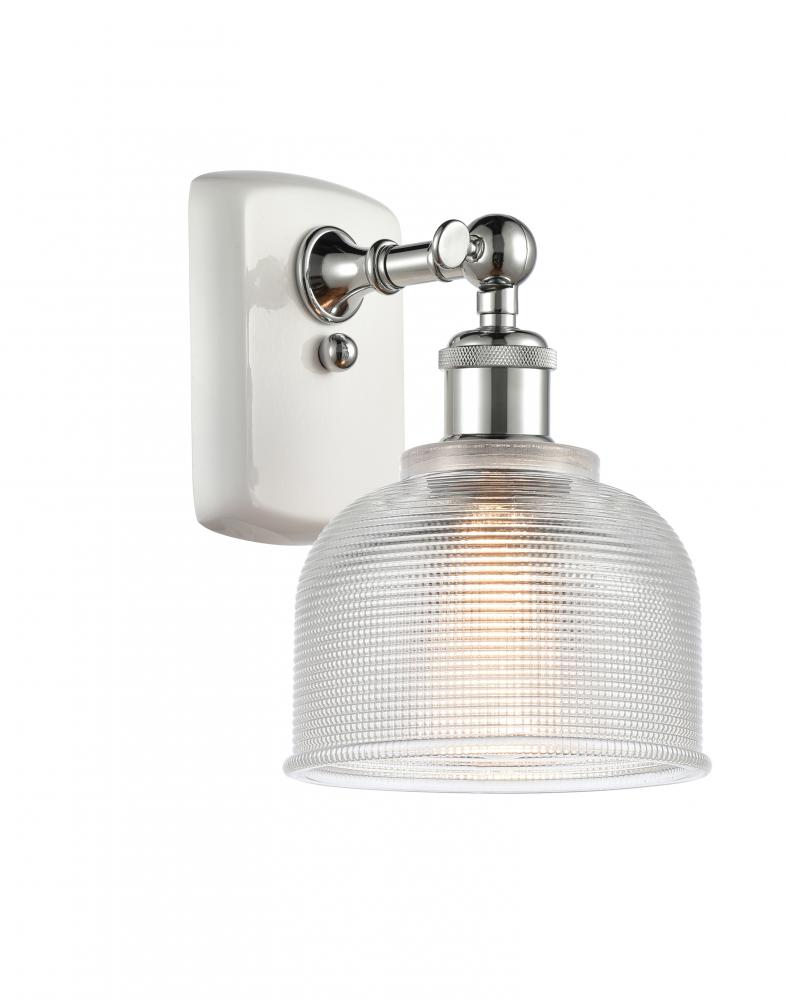 Dayton - 1 Light - 6 inch - White Polished Chrome - Sconce