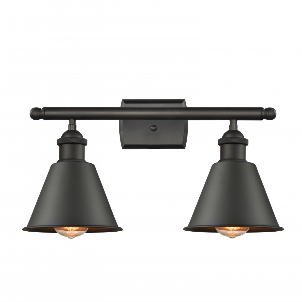 Smithfield - 2 Light - 17 inch - Oil Rubbed Bronze - Bath Vanity Light