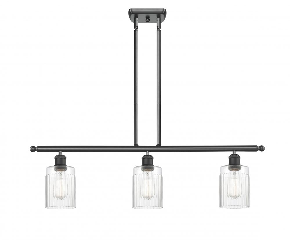 Hadley - 3 Light - 36 inch - Matte Black - Cord hung - Island Light