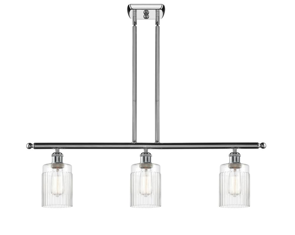 Hadley - 3 Light - 36 inch - Polished Chrome - Cord hung - Island Light