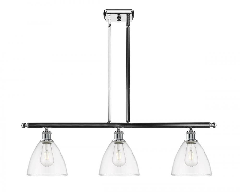 Bristol - 3 Light - 36 inch - Polished Chrome - Cord hung - Island Light