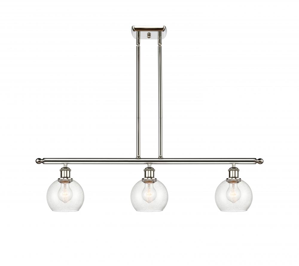 Athens - 3 Light - 36 inch - Polished Nickel - Cord hung - Island Light