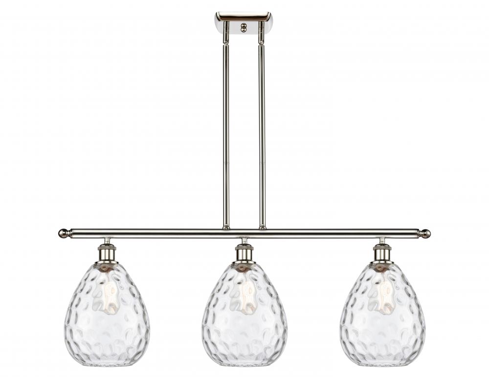 Waverly - 3 Light - 36 inch - Polished Nickel - Cord hung - Island Light