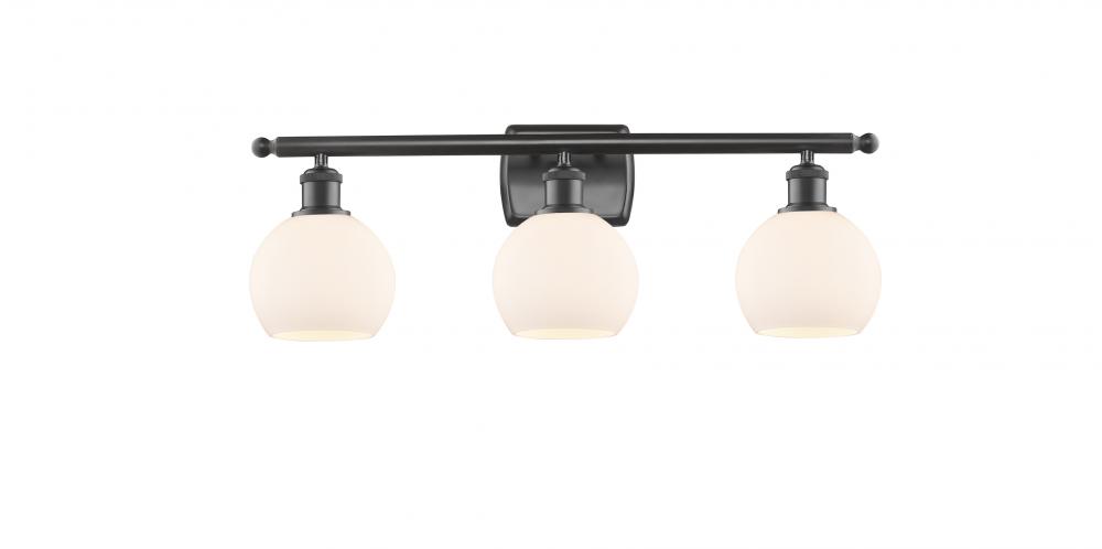 Athens - 3 Light - 26 inch - Oil Rubbed Bronze - Bath Vanity Light