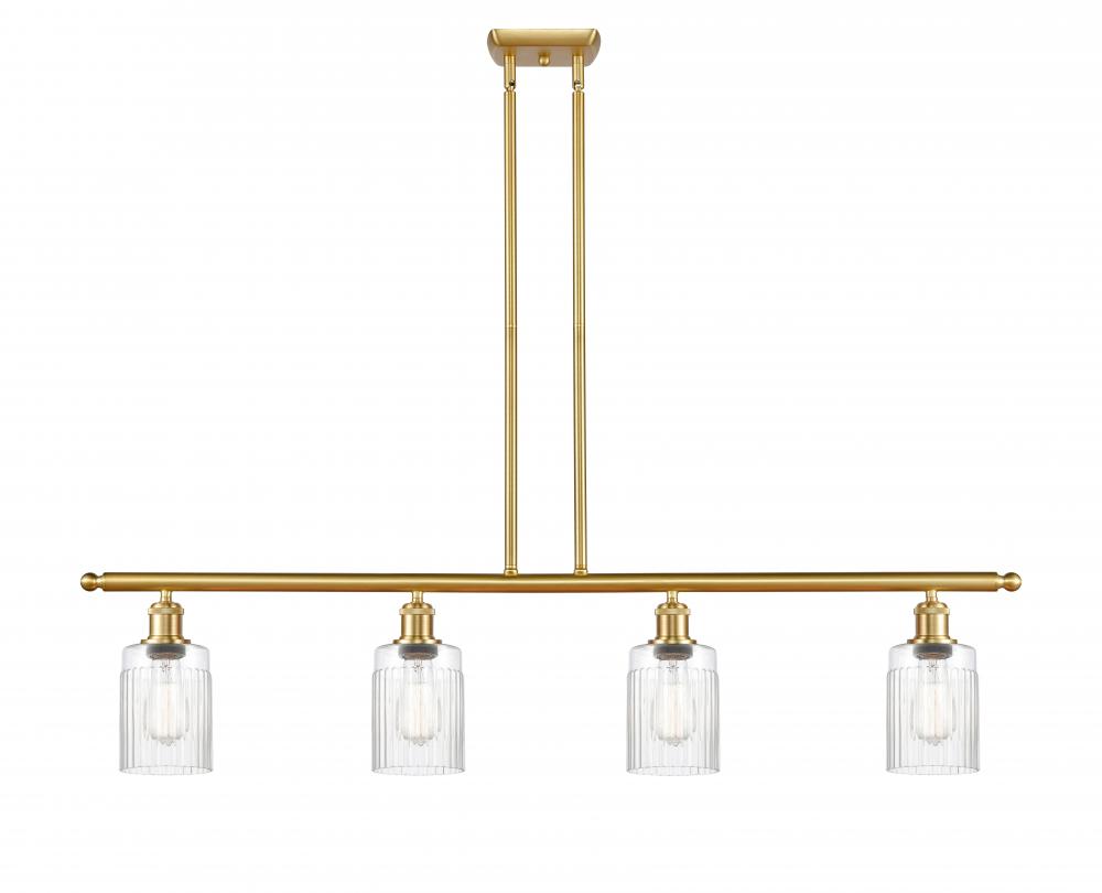 Hadley - 4 Light - 48 inch - Satin Gold - Cord hung - Island Light