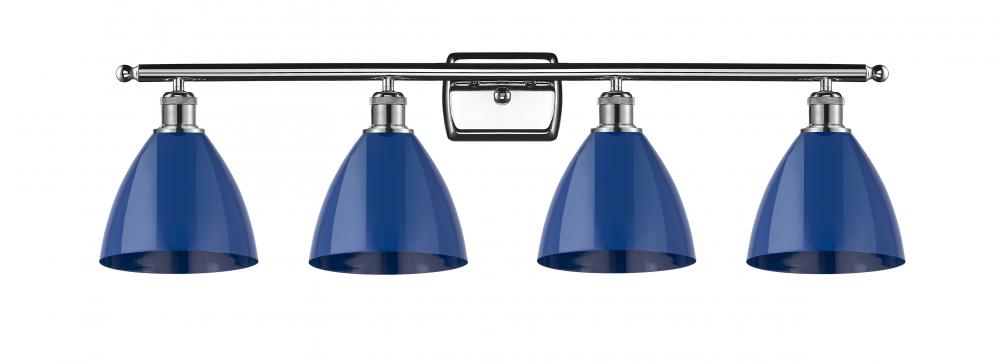 Plymouth - 4 Light - 38 inch - Polished Chrome - Bath Vanity Light