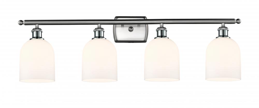 Bella - 4 Light - 36 inch - Brushed Satin Nickel - Bath Vanity Light