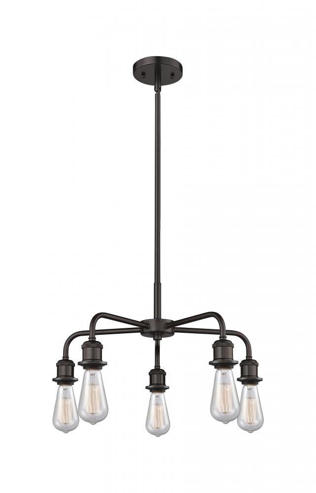 Ballston - 5 Light - 18 inch - Oil Rubbed Bronze - Chandelier