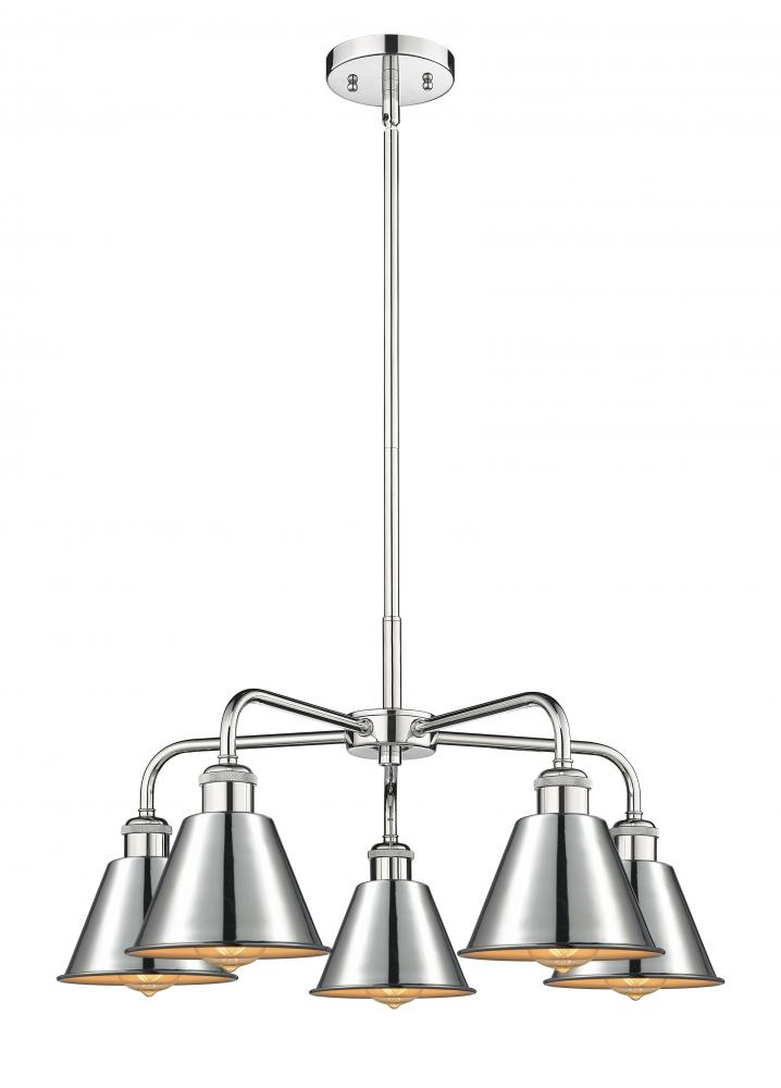 Ballston - 5 Light - 25 inch - Polished Chrome - Chandelier