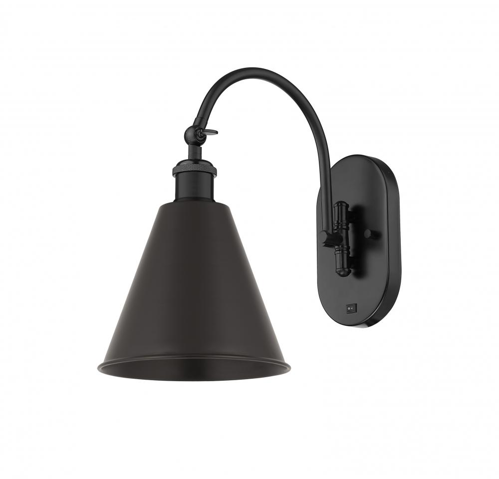 Berkshire - 1 Light - 8 inch - Matte Black - Sconce