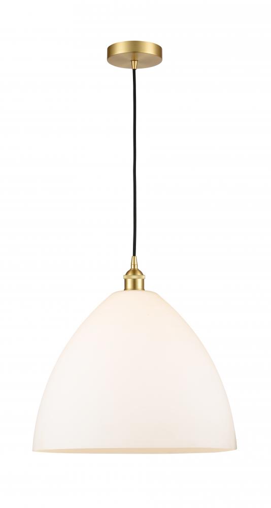 Bristol - 1 Light - 16 inch - Satin Gold - Cord hung - Pendant