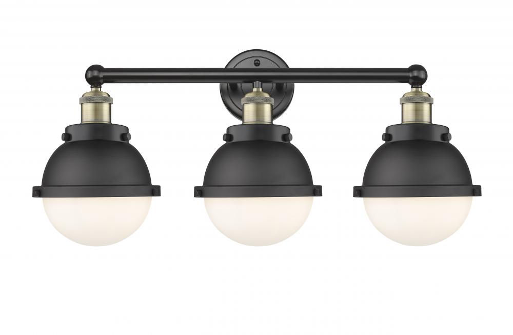 Edison - 3 Light - 25 inch - Black Antique Brass - Bath Vanity Light