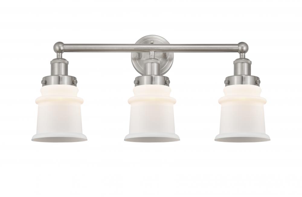 Canton - 3 Light - 23 inch - Brushed Satin Nickel - Bath Vanity Light