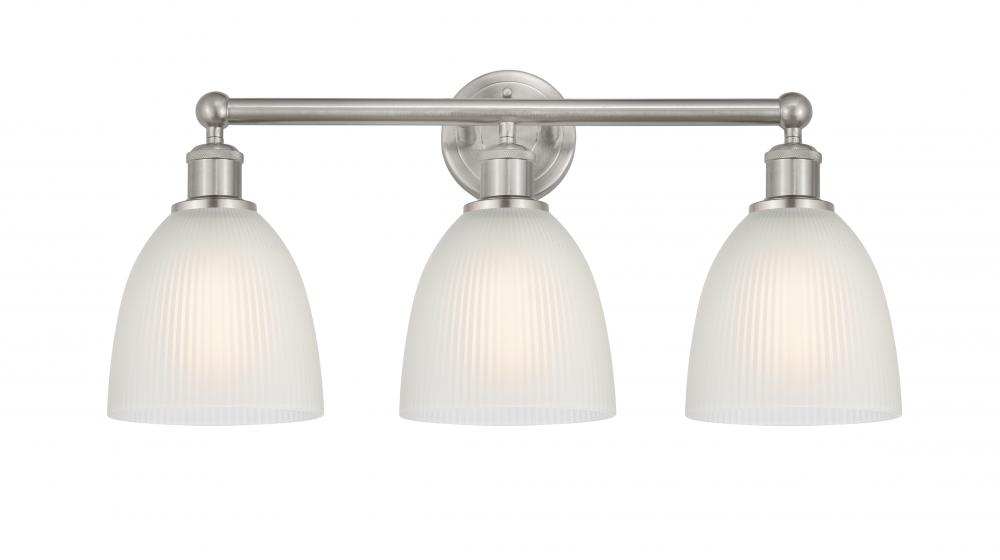 Castile - 3 Light - 24 inch - Brushed Satin Nickel - Bath Vanity Light