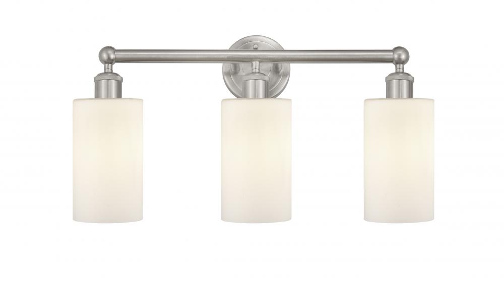 Clymer - 3 Light - 22 inch - Brushed Satin Nickel - Bath Vanity Light