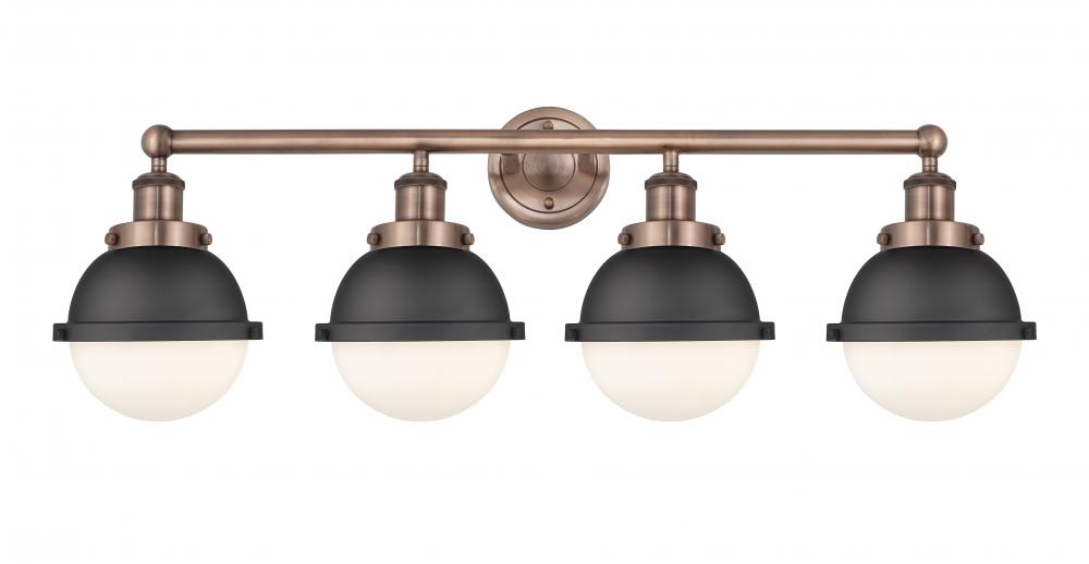 Edison - 4 Light - 34 inch - Antique Copper - Bath Vanity Light