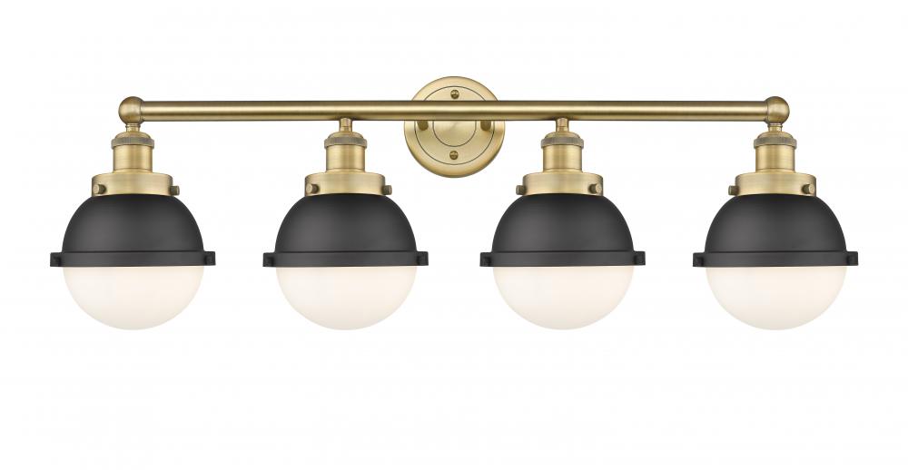 Edison - 4 Light - 34 inch - Brushed Brass - Bath Vanity Light