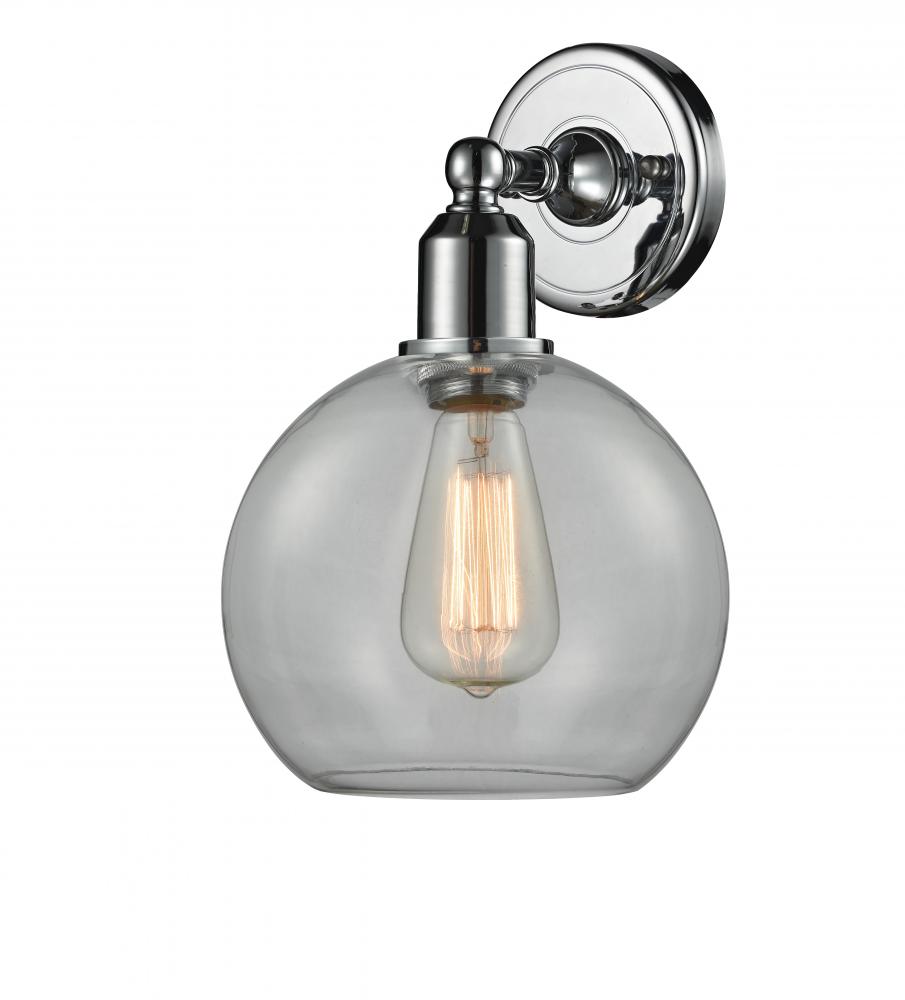 Sphere - 1 Light - 8 inch - Polished Chrome - Sconce