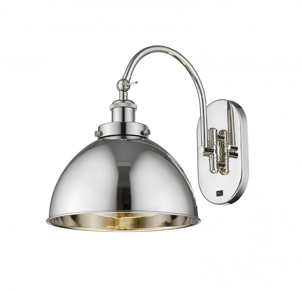 Ballston Urban - 1 Light - 10 inch - Polished Nickel - Sconce