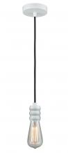 Innovations Lighting 100W-10BK-5W - Gatsby - 1 Light - 2 inch - White - Cord hung - Mini Pendant