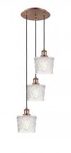 Innovations Lighting 113B-3P-AC-G402 - Niagara - 3 Light - 13 inch - Antique Copper - Cord Hung - Multi Pendant