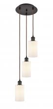 Innovations Lighting 113B-3P-OB-G801 - Clymer - 3 Light - 10 inch - Oil Rubbed Bronze - Cord Hung - Multi Pendant