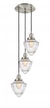 Innovations Lighting 113F-3P-SN-G664-7 - Bullet - 3 Light - 14 inch - Brushed Satin Nickel - Cord hung - Multi Pendant