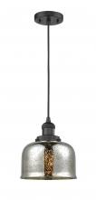 Innovations Lighting 201C-BK-G78-LED - Bell - 1 Light - 8 inch - Matte Black - Cord hung - Mini Pendant