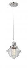 Innovations Lighting 201C-PN-G532-LED - Oxford - 1 Light - 7 inch - Polished Nickel - Cord hung - Mini Pendant