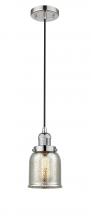 Innovations Lighting 201C-PN-G58 - Bell - 1 Light - 5 inch - Polished Nickel - Cord hung - Mini Pendant