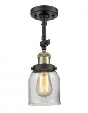 Innovations Lighting 201F-BAB-G52 - Bell - 1 Light - 5 inch - Black Antique Brass - Semi-Flush Mount