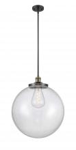 Innovations Lighting 201S-BAB-G204-18 - Beacon - 1 Light - 18 inch - Black Antique Brass - Stem Hung - Pendant
