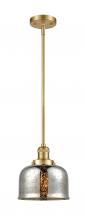 Innovations Lighting 201S-SG-G78 - Bell - 1 Light - 8 inch - Satin Gold - Stem Hung - Mini Pendant