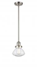 Innovations Lighting 201S-SN-G322 - Olean - 1 Light - 7 inch - Brushed Satin Nickel - Stem Hung - Mini Pendant