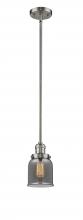 Innovations Lighting 201S-SN-G53 - Bell - 1 Light - 5 inch - Brushed Satin Nickel - Stem Hung - Mini Pendant