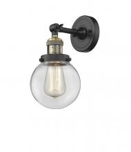 Innovations Lighting 203-BAB-G202-6 - Beacon - 1 Light - 6 inch - Black Antique Brass - Sconce