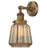 Innovations Lighting 203-BB-G146-LED - Chatham - 1 Light - 7 inch - Brushed Brass - Adjustable Sconce