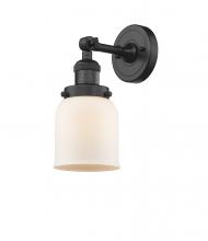 Innovations Lighting 203-BK-G51 - Bell - 1 Light - 5 inch - Matte Black - Sconce