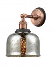 Innovations Lighting 203BP-ACBK-G78 - Bell - 1 Light - 8 inch - Antique Copper - Sconce