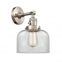 Innovations Lighting 203SW-SN-G72 - Bell - 1 Light - 8 inch - Brushed Satin Nickel - Adjustable Sconce
