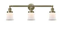 Innovations Lighting 205-AB-G181S - Canton - 3 Light - 30 inch - Antique Brass - Bath Vanity Light