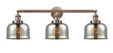 Innovations Lighting 205-AC-G78 - Bell - 3 Light - 32 inch - Antique Copper - Bath Vanity Light