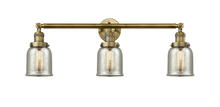 Innovations Lighting 205-BB-G58 - Bell - 3 Light - 30 inch - Brushed Brass - Bath Vanity Light