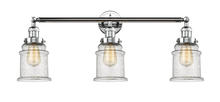 Innovations Lighting 205-PC-G184 - Canton - 3 Light - 30 inch - Polished Chrome - Bath Vanity Light