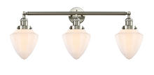 Innovations Lighting 205-SN-G661-7 - Bullet - 3 Light - 34 inch - Brushed Satin Nickel - Bath Vanity Light