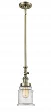 Innovations Lighting 206-AB-G184 - Canton - 1 Light - 6 inch - Antique Brass - Stem Hung - Mini Pendant