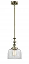 Innovations Lighting 206-AB-G72 - Bell - 1 Light - 8 inch - Antique Brass - Stem Hung - Mini Pendant