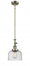 Innovations Lighting 206-AB-G74 - Bell - 1 Light - 8 inch - Antique Brass - Stem Hung - Mini Pendant